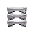 Three metal shaver cutters on a transparent background