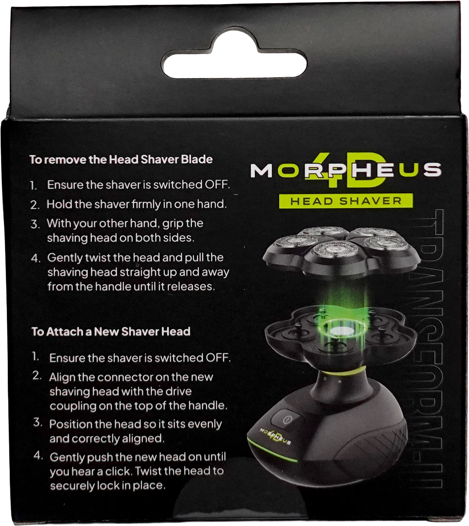 MORPHEUS 4D Head Shaver Replacement Head
