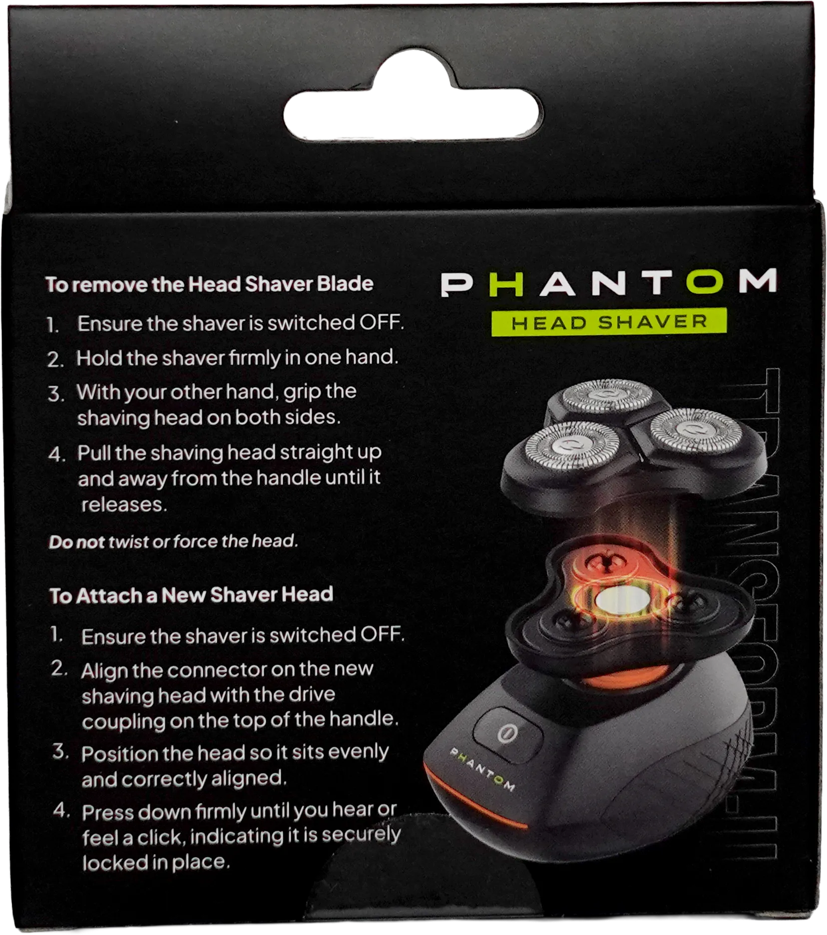 PHANTOM Head Shaver Replacement Head