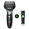 Two grooming tools, a shaver and a trimmer, with 'Transform U' branding on a white background.