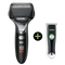 Two grooming tools, a shaver and a trimmer, with 'Transform U' branding on a white background.