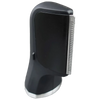 Body groomer sensitive head attachment on a transparent background