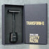 Transform-U safety razor in a black box on a gray background