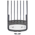 Black hair clipper comb with silver base on a transparent background