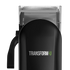 Hair clipper with 'Transform-U' branding on a trasnparent background