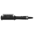 Black beard hair styling tool with bristle brush head on a transparent background