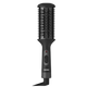 Black hair styling tool with digital display on a transparent background