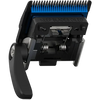 Black and blue hair clipper blade with 'Keep Blades Oiled' text on a transparent background