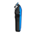 Blue and black hair clipper on a transparent background