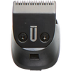 Black and silver hair trimmer head with 'Transform U' branding on a transparent background