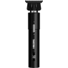 Black hair trimming tool with digital display on a transparent background