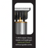 Hair trimmer blade packaging with text on a white background
