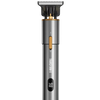 Hair trimmer with digital display on a transparent background