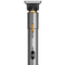Hair trimmer with digital display on a transparent background