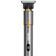 Hair trimmer with digital display on a transparent background