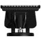 Black hair trimmer blade on a transparent background