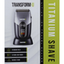 Transform-U lithium-ion travel shaver packaging on a gray background