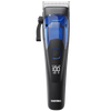 Hair clipper with digital display on a transparent background